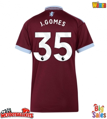 Aston Villa Joao Gomes #35 Replica Home Stadium Shirt for Women 2026-27 Short Sleeve